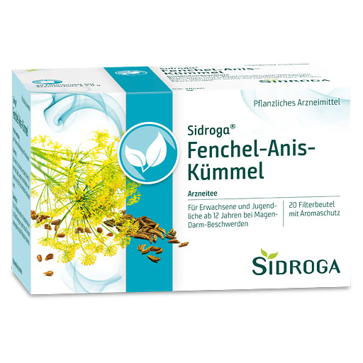 SIDROGA Fenchel Anis K&uuml;mmel Tee Filterbeutel