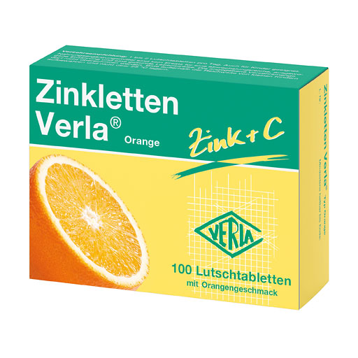 ZINKLETTEN Verla Orange Lutschtabletten